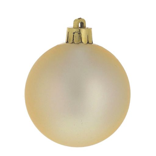 Набор из 6шт Украшение новогоднее Шар "Вензель золотой", D6 см, L5 W5 H7 см