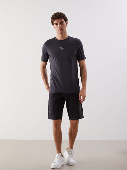 Umut Et Yaz?s? Bask?l? Modal Erkek Ti??rt