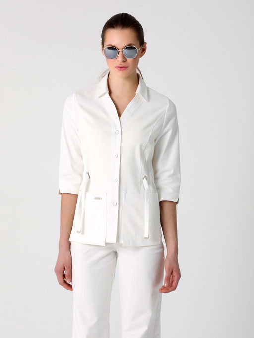 25226 Жакет белый