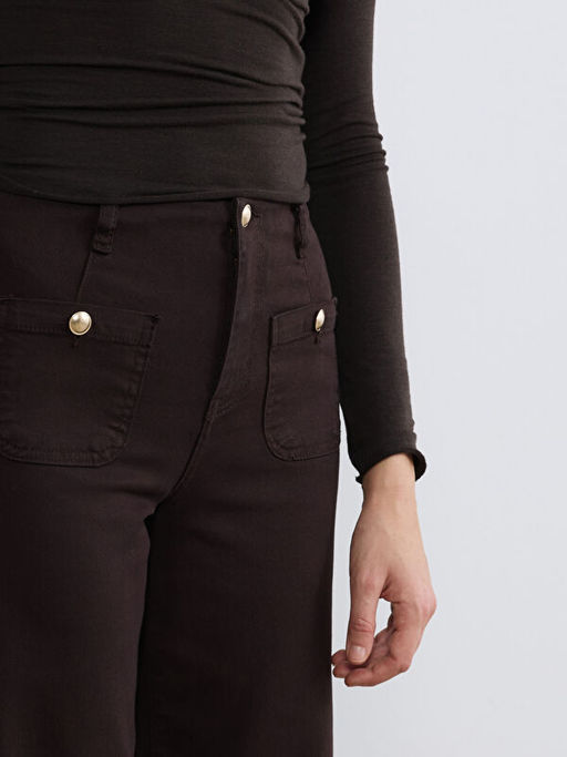 Wideleg Kad?n Jean Pantolon