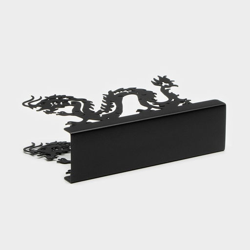 Цена за 2 шт. Салфетница Magistro «Дракон», 14×4×9 см, чёрная