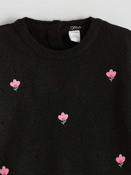 Bisiklet Yaka K?z ?ocuk Kazak