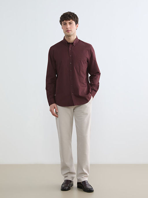 Regular Fit Gabardin Erkek G?mlek