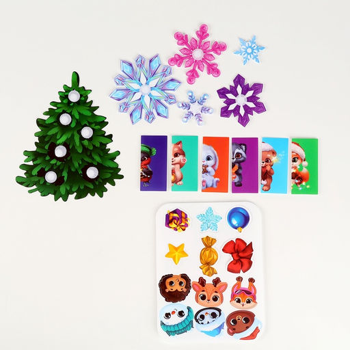 Развивающий набор с играми «Новый год! Посылка от Деда Мороза»