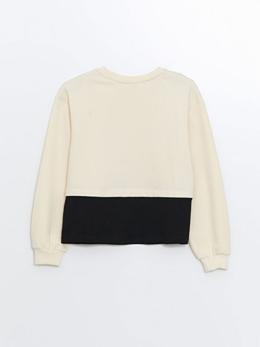 Bisiklet Yaka K?z ?ocuk Sweatshirt - Waikiki фото 2