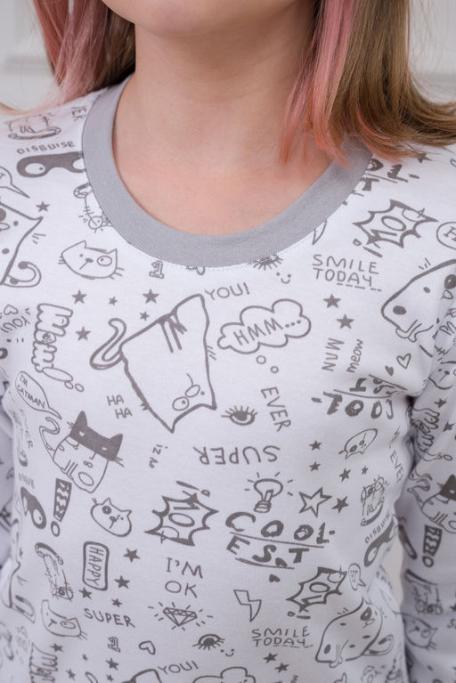 Пижама детская из интерлока пенье Дрёма котик - Амадэль фото 5