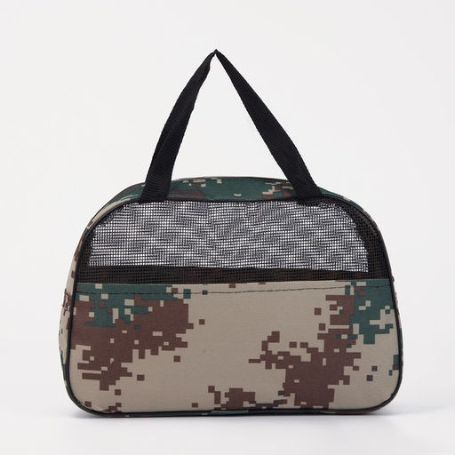 Косметичка на молнии, цвет зелёный/бежевый - Simaland фото 6