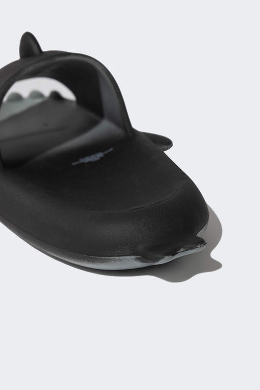 Мужские тапочки Shark Eva на высокой подошве - Defacto фото 6