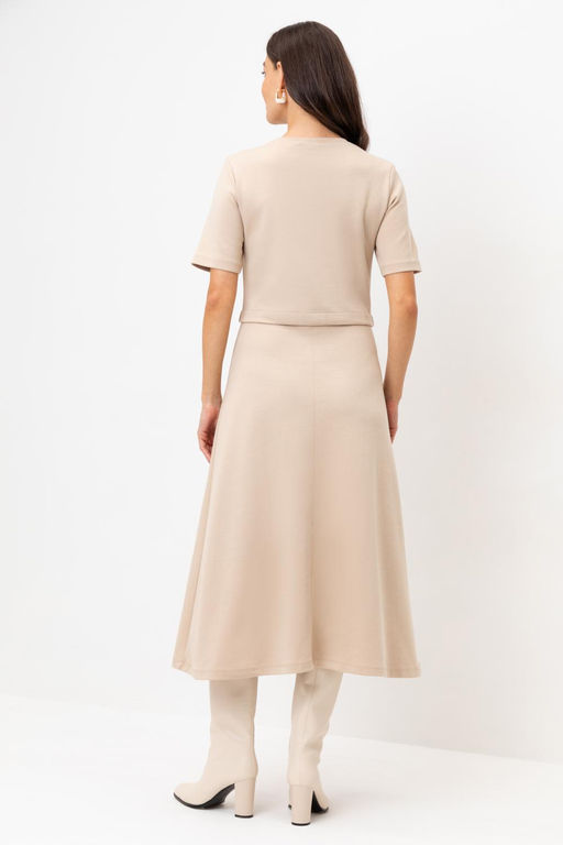 ЕВТ 5058/темно-бежевый платье жен