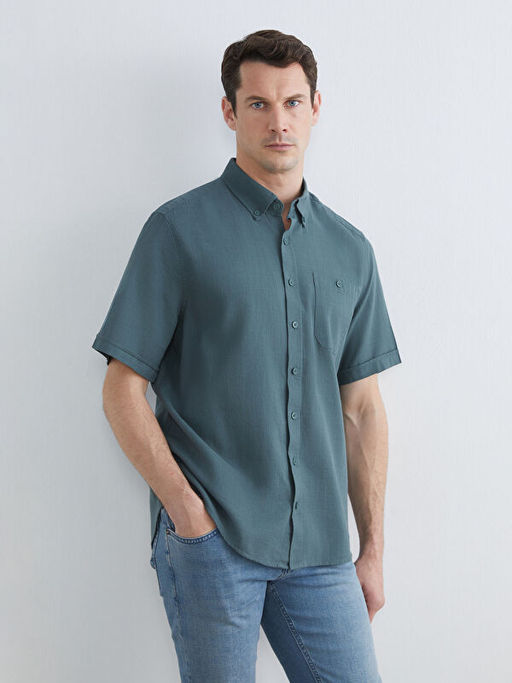 Regular Fit Poplin Erkek G?mlek