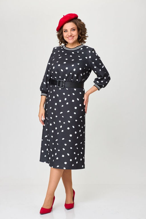 Платье INVITE 4083 черный дизайн - Mira fashion фото 7