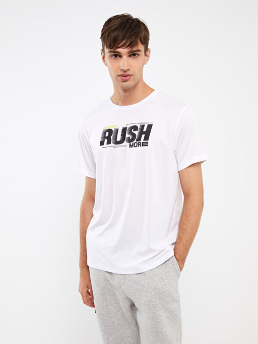 Bisiklet Yaka K?sa Kollu Erkek Spor Ti??rt