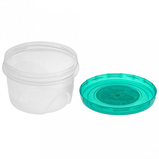 Контейнер для продуктов пластмассовый VintLock 0,7л, д12,5см, h8см, винтовая крышка (Россия) - Домашняя мода фото 3