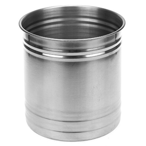 Банка для сыпучих продуктов из нержавеющей стали 1,4л, д12,5см, h13см, крышка пластмассовая с пароотводом, в коробке (Китай) - Домашняя мода фото 2