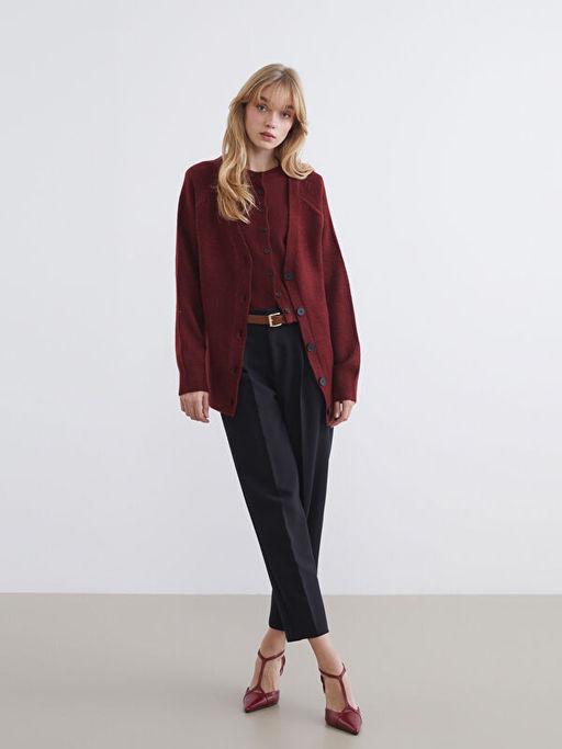 V Yaka Kad?n Triko H?rka