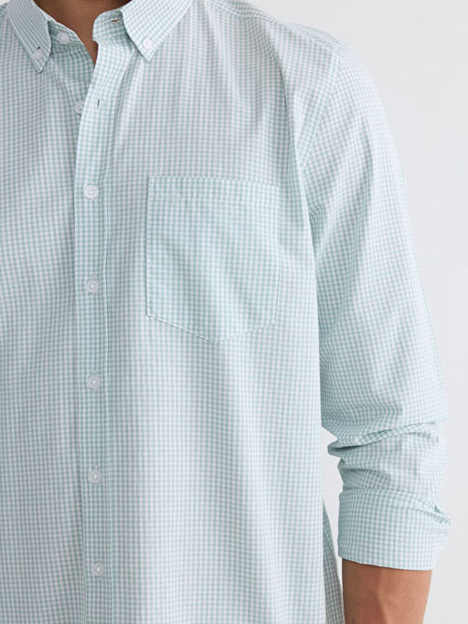 Рубашка мужская Regular Fit в клетку