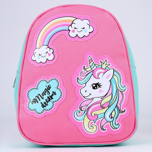 Рюкзак молодёжный на молнии, цвет мятный/розовый - NAZAMOK KIDS фото 3