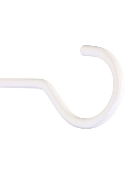 Кронштейн для кашпо с цветами «Крючок», металлический, белый