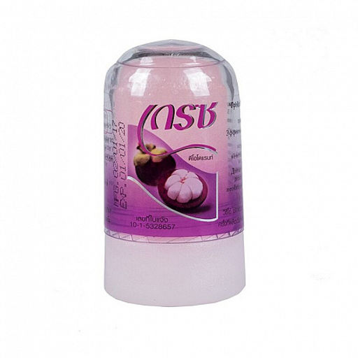 Grace Natural Deodorant Mangosteen, 70g - Дезодорант минеральный кристаллический Мангостин