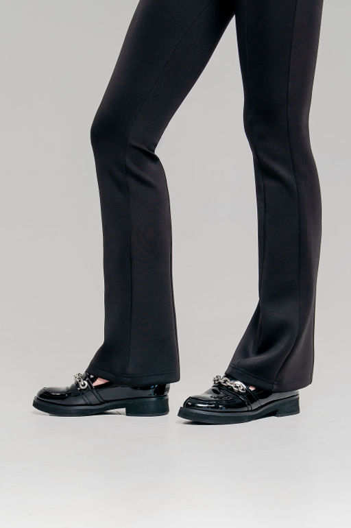 Арт.11812 Легинсы женские клеш 44-54 (6 шт) Цвет:черный