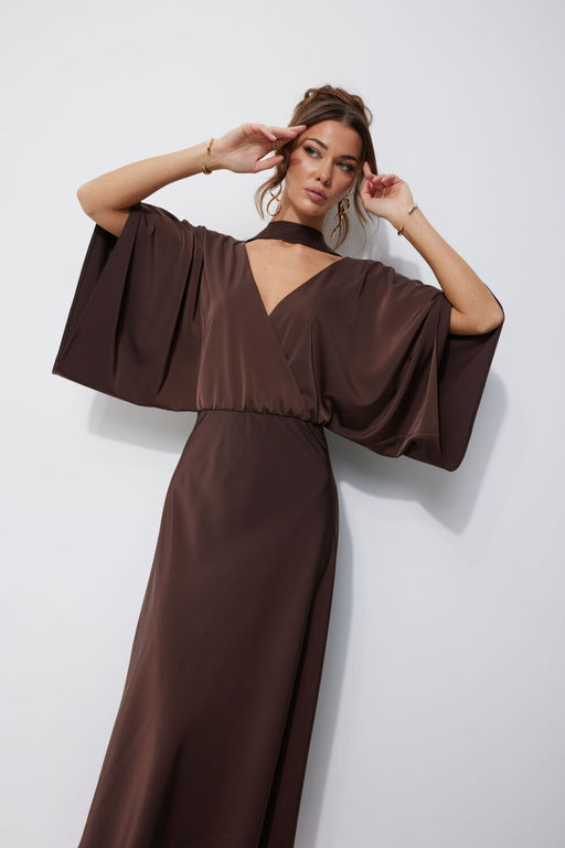 Платье LYUSHe 4252 коричневый  фото 3