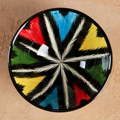 Коса Риштанская Керамика Атлас 15,5 см, средняя, разноцветный - Шафран фото 2