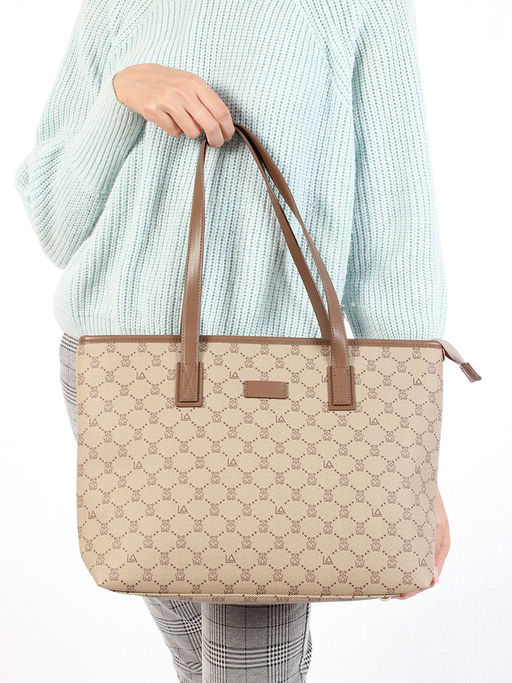 LACCOMA сумка A567-фигурки коричневый эко кожа  фото 3