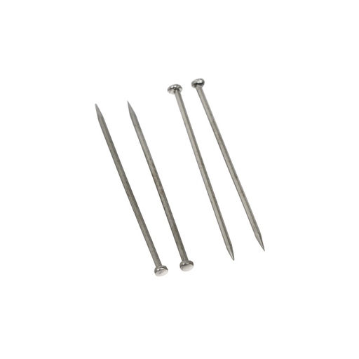 Цена за 12 шт. Булавки цельнометаллические Calligrata, 25 мм, 150 штук, гвоздики