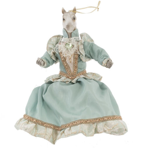 Игрушка набивная подвес "Лошадь", L17 W13 H35 см