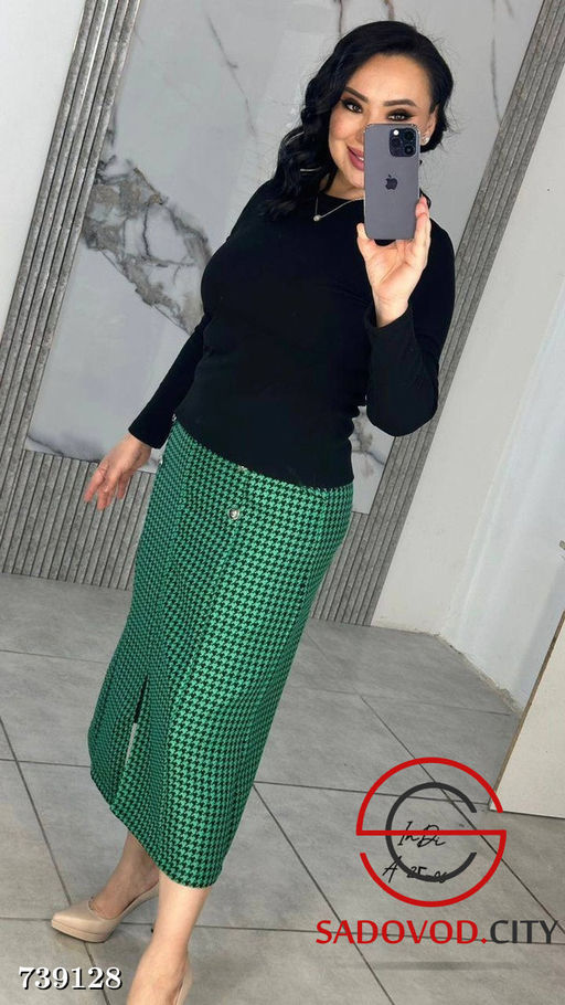 Женский костюм с юбкой двойка