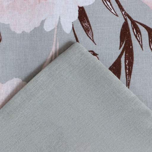 Постельное бельё Этель Евро Peonies 200х217 см, 220х240 см, 50х70 см-2 шт, поплин,125 г/м2  фото 4