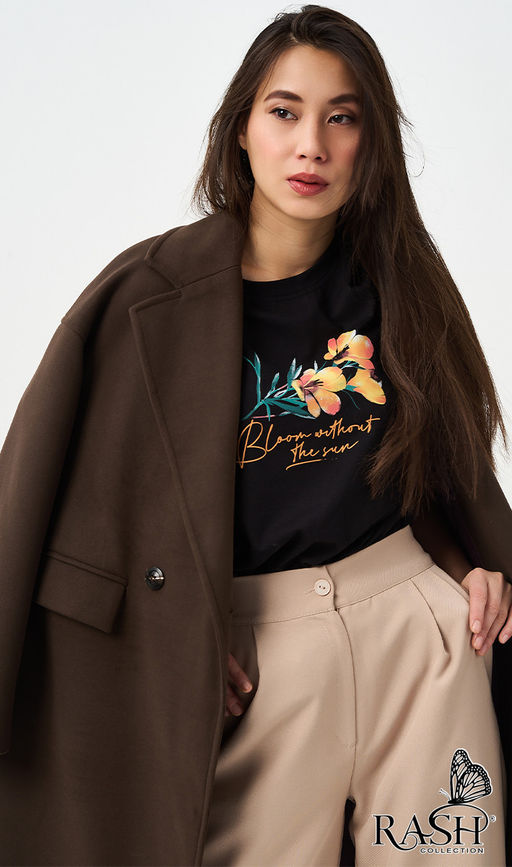 Футболка Цветы Цвет:как на фото - Rash фото 2