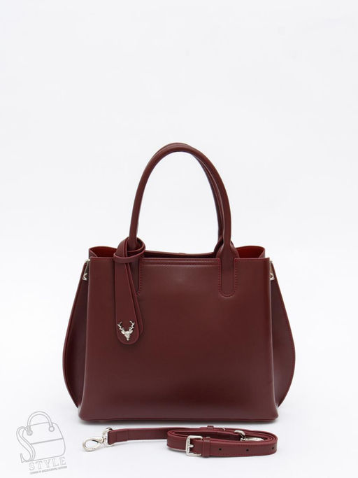 Сумка женская кожаная 1011M wine red Polina&Eiterou  фото 5