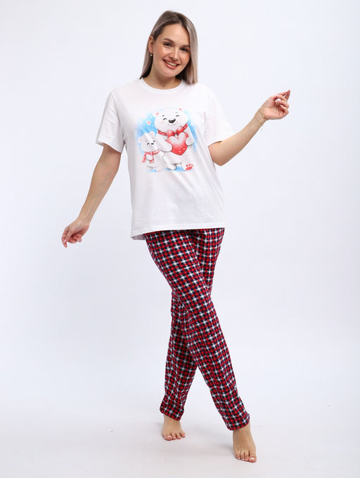 667 Комплект домашней одежды Мишки