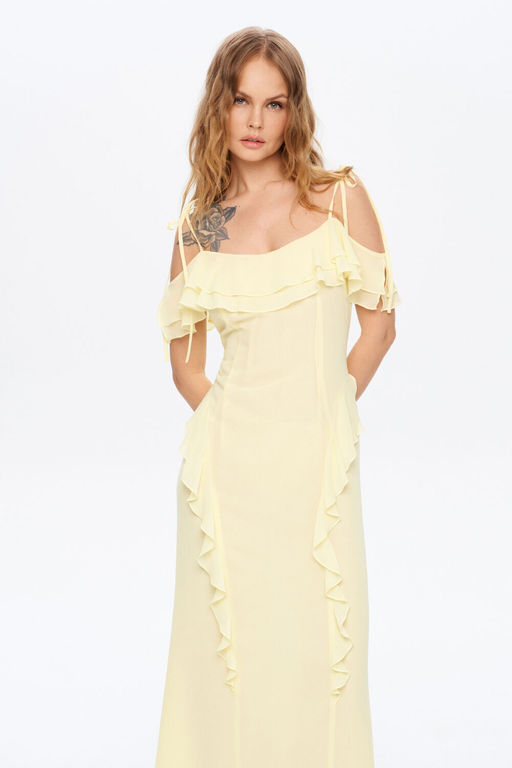 Платье Pirs 5958 жёлтый  фото 6