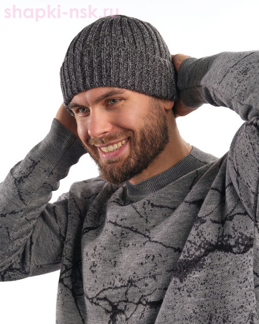 6331 Шапка мужская флис (57-59)