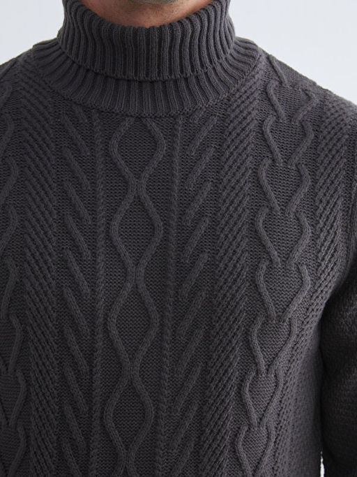 Bal?k?? Yaka Erkek Triko Kazak