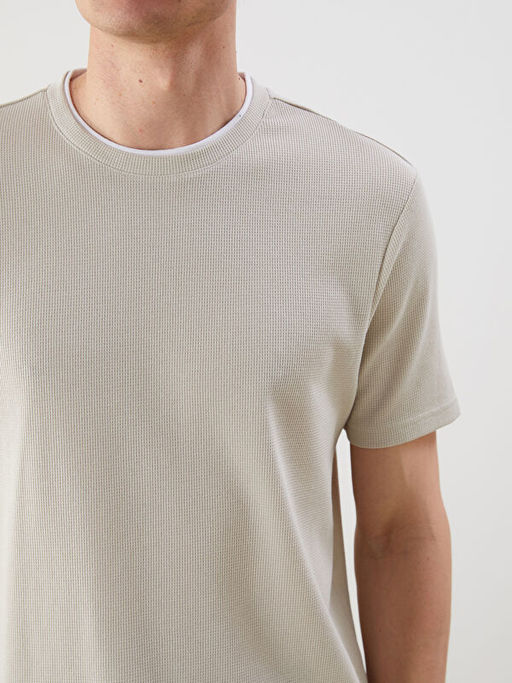 Bisiklet Yaka D?z Erkek Ti??rt