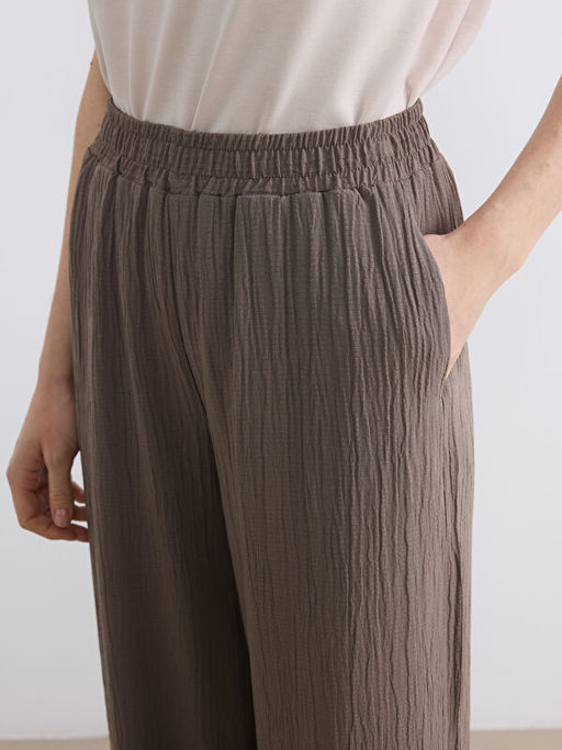 Beli Lastikli Geni? Pa?a Kad?n Pantolon