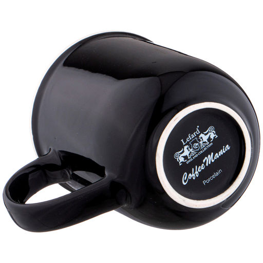 КРУЖКА ЧЕРНАЯ С ЗОЛОТОЙ НАДПИСЬЮ 450 МЛ - Lefard фото 3