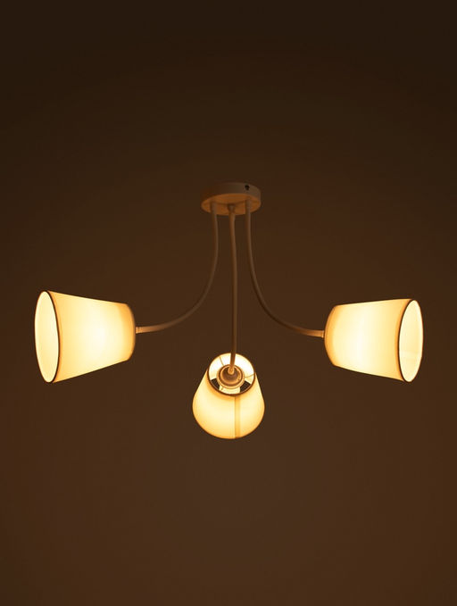 Светильник потолочный 10119/3, 3хE27, 60 Вт, белый