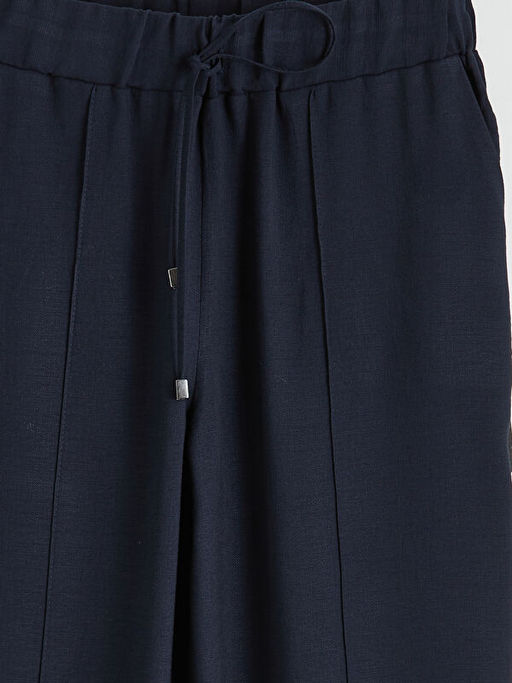 Beli Lastikli Dokulu Kad?n Pantolon