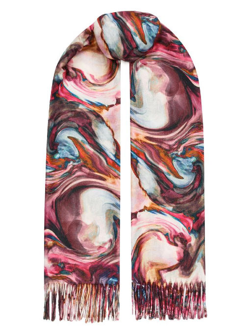 Палантин жен. виск+шерсть 72х180 LDR33-008-08 - Labbra фото 2