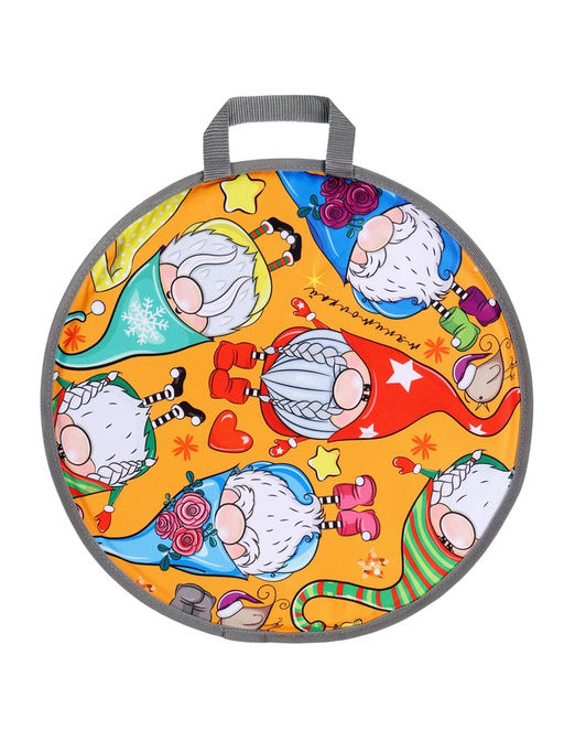 Ледянка мягкая Gnome, круглая, двухместная, цвет МИКС