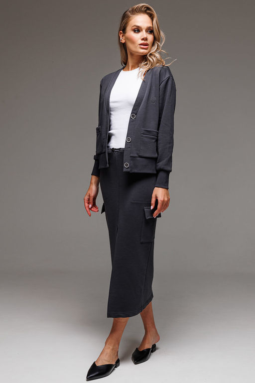 Костюм GO F7067/30-03.164-170 графит - Pirs фото 3
