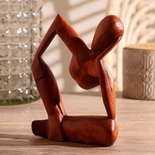 Сувенир «Думающий человек», 18×13×3 см, дерево