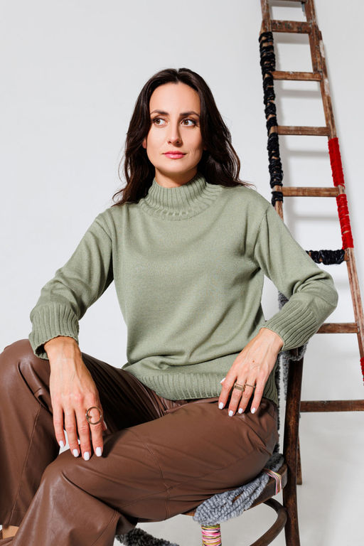 Джемпер KOKOdea BAZA степной  фото 7