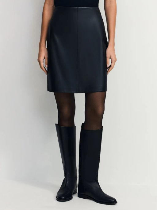 Юбка мини из искусственной кожи / Zarina