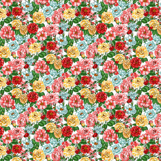 Скатерть 220х145см "Дикая роза", длина стола до 180см, на 8-10 персон, хлопок "Комфорт" 171г/м2, упаковка "классическая" 28х41см, "Домашняя мода" (Россия)