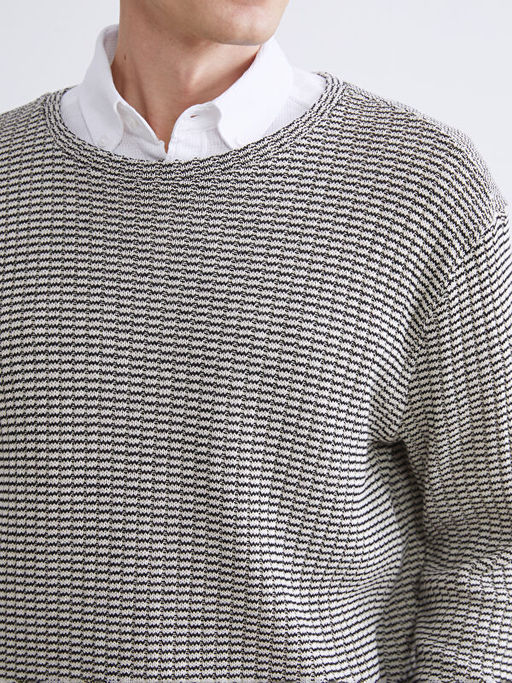 Bisiklet Yaka Erkek Sweatshirt